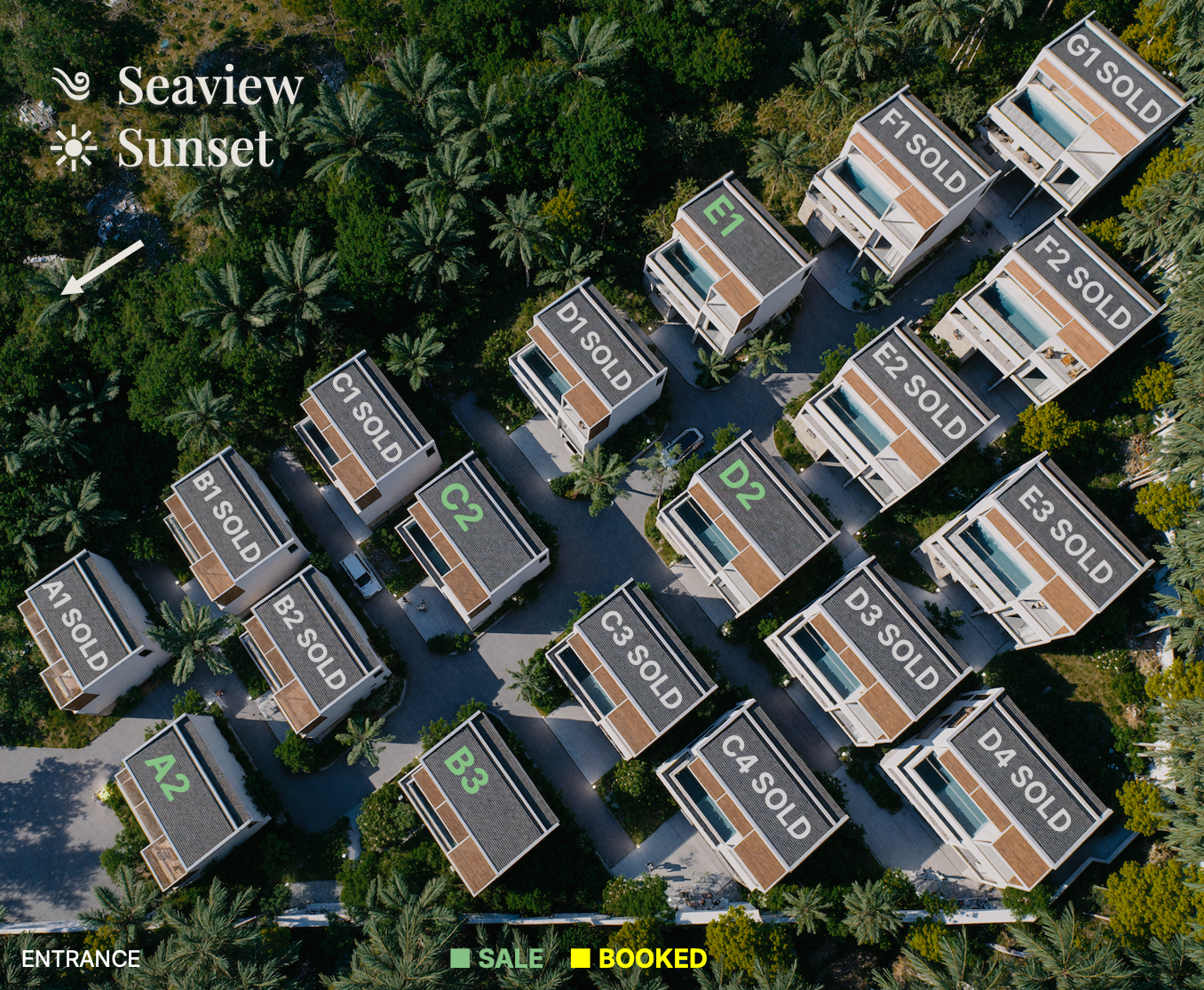 IO Villas — site availability map