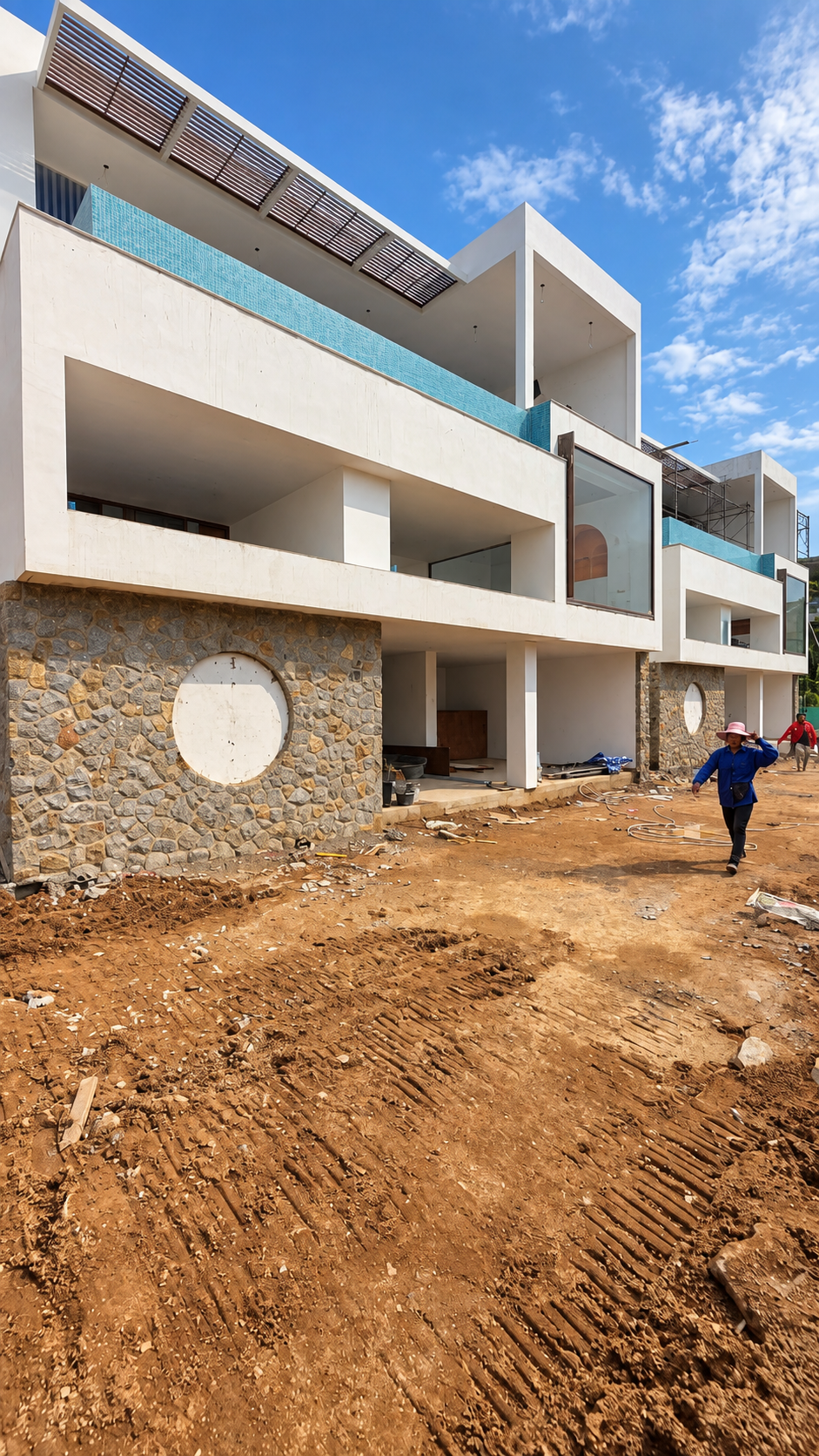 IO Villas — construction, Koh Samui