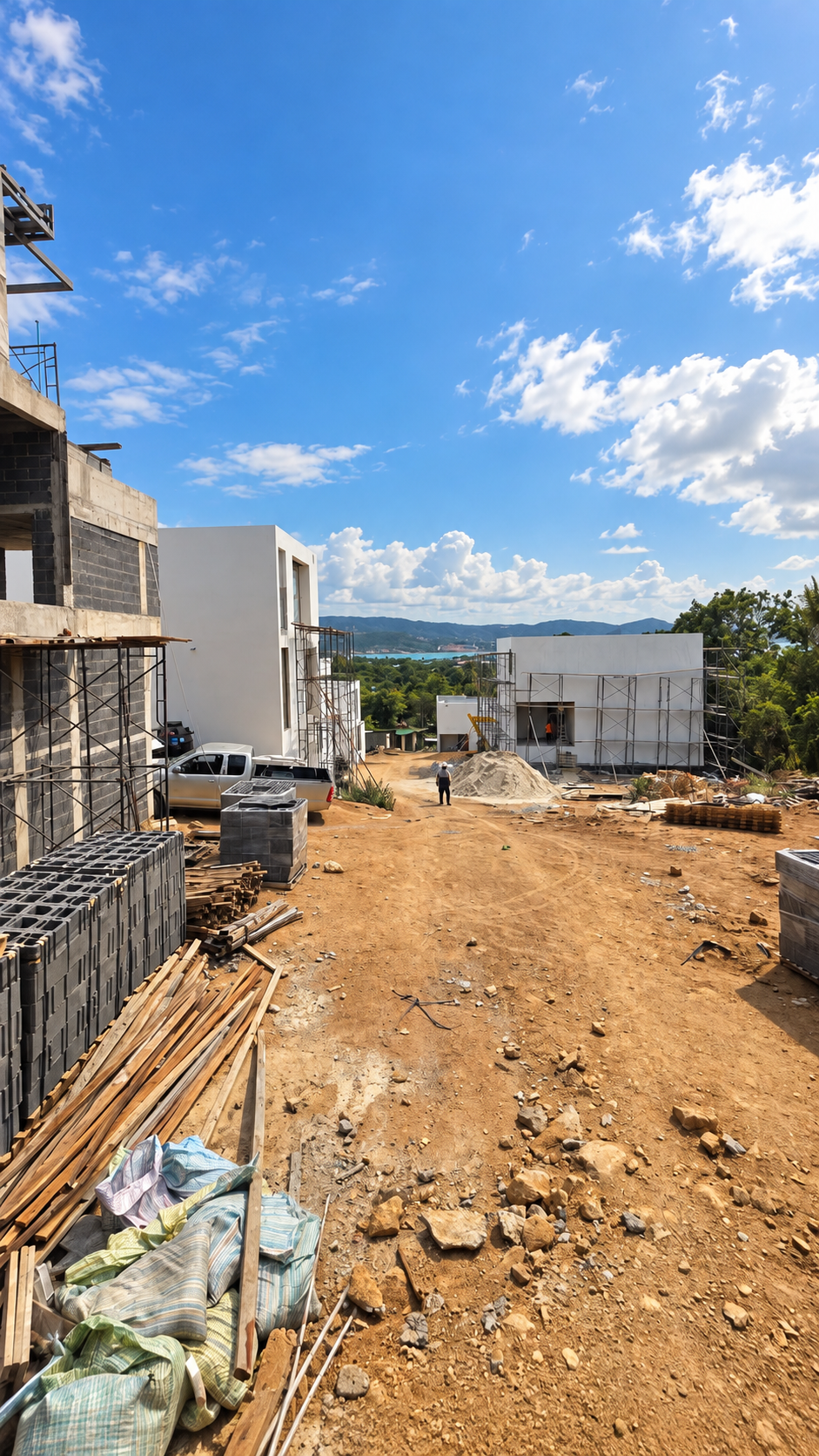 IO Villas — construction, Koh Samui